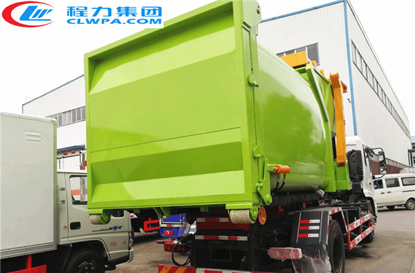 國五東風(fēng)天錦車廂可卸式垃圾車