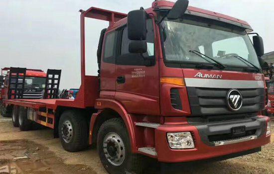 【國五】歐曼前四后八挖機平板車