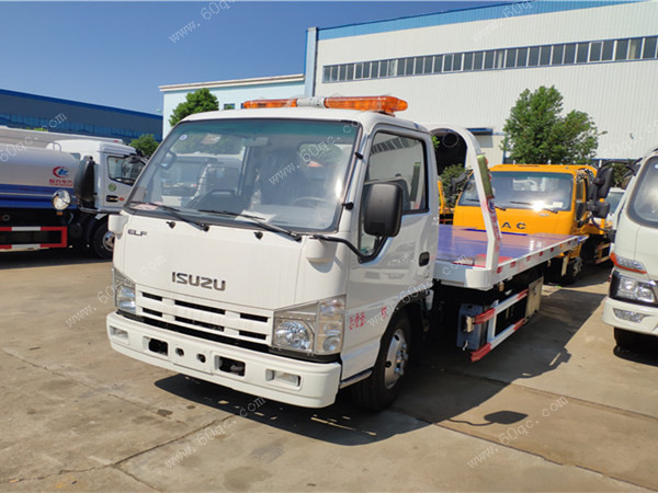 慶鈴五十鈴藍(lán)牌一拖二清障車