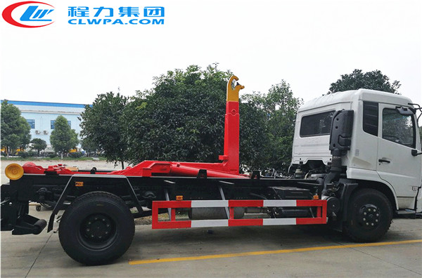 國五東風(fēng)天錦車廂可卸式垃圾車